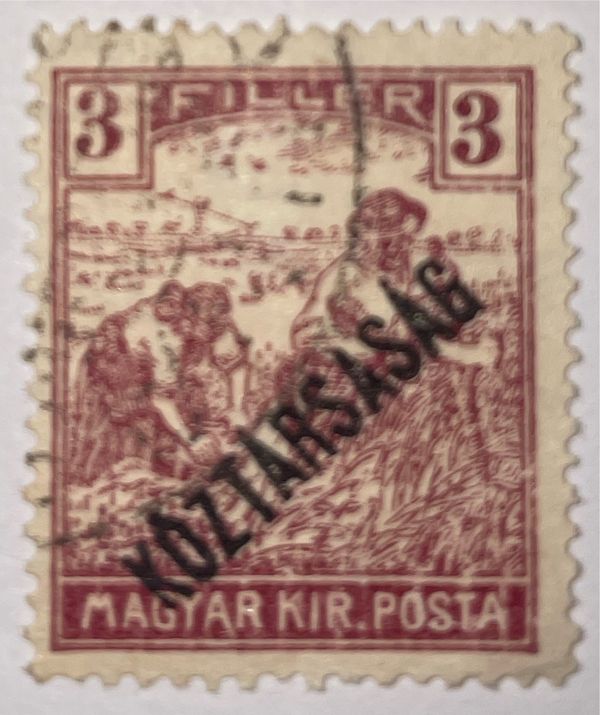 Reaper with 'Republic' overprint
