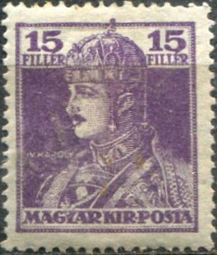 King Charles IV with 'Republic' overprint