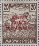 Reaper with Overprint MAGYAR TANÁCSKÖZTÁRSASÁG