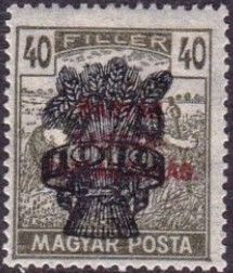 Reaper with Wheat Overprint