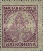 Madonna with Crown, triangular punching