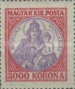 Madonna with Crown, triangular punching