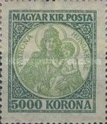 Madonna with Crown, triangular punching