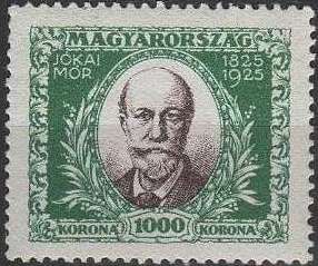 Mór Jókai (1825-1904) writer