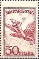 Postrider on mythical bird Turul