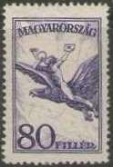Postrider on mythical bird Turul