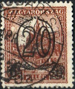 Overprinted with new value, wmk. 8, perf. 14