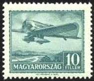 Airplane 'Justice for Hungary' above river Danube