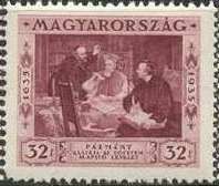 Pázmány signing the charter