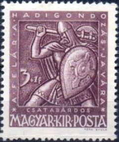 Warrior with shield and battle axe