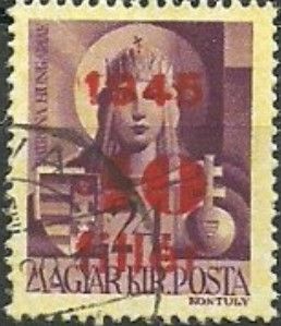 Virgin Mary, Patroness of Hungary - Surcharged
