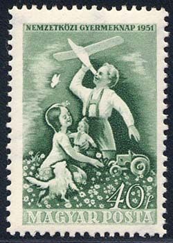Boy and girl at play