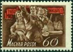 Farmer's woman, workers and soldier