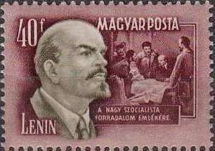 Lenin with his staff in Smolny Palace