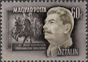 Stalin with a revolutionary cavalry attack