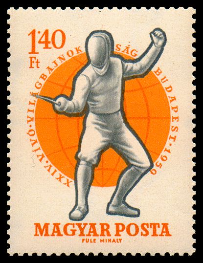Fencer in Basic Position
