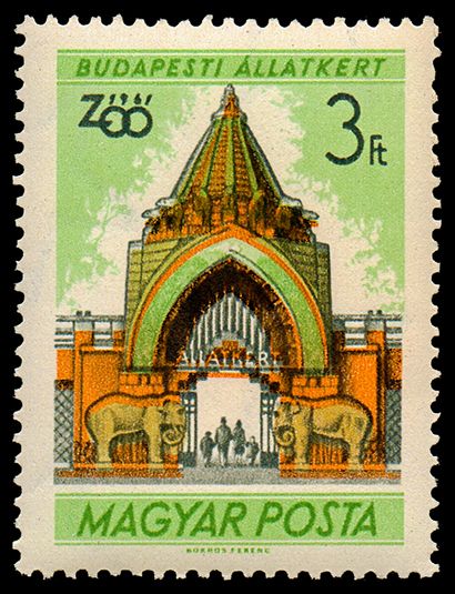 Entrance of Budapest Zoo