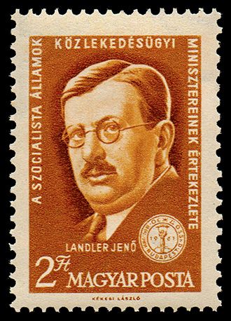 Landler Jenő (1875-1928) trade union official