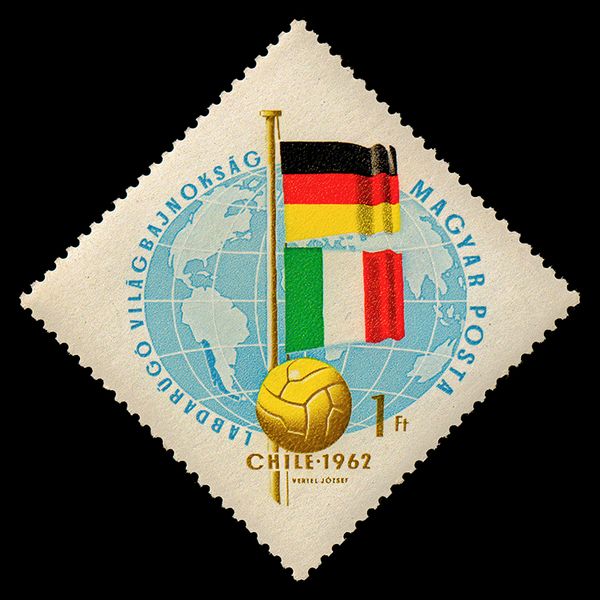 Flags of the BRD and Italy