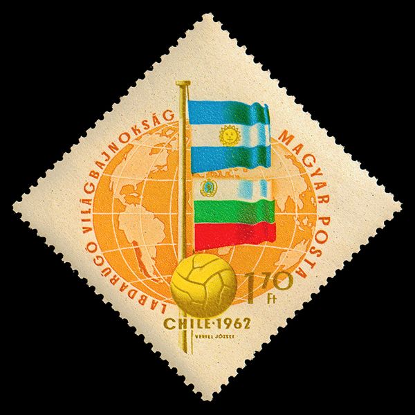 Flags of Argentina and Bulgaria