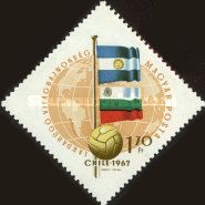 Flags of Argentina and Bulgaria