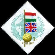 Flags of Hungary and Great Britain