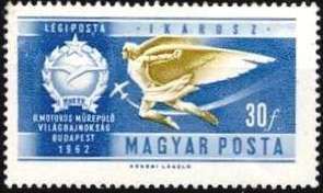 Icarus, Emblem of the Central Aero Club of Hungary