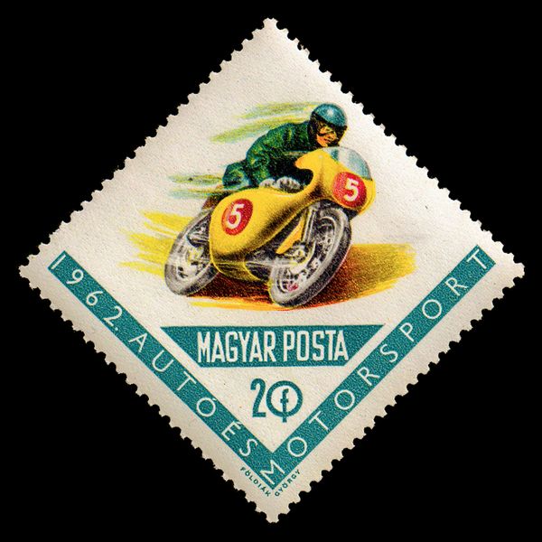 Racing Motorcyclist