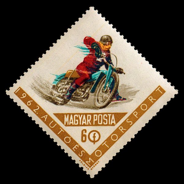 Motorcycle Dirt Track Rider