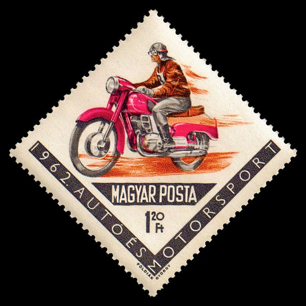 Motorcyclist on a Pannonia