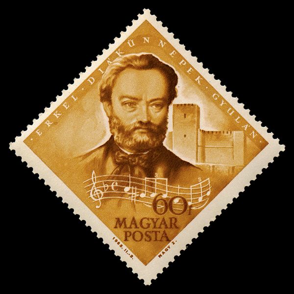 Ferenc Erkel (1810-1893) composer & Gyula Castle
