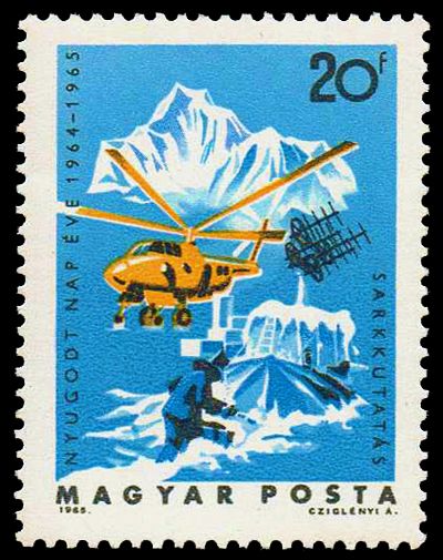 Arctic Exploration - Mil Mi-4 Helicopter and Polar Station