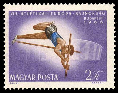 Pole Vault and People’s Stadium (Népstadion)