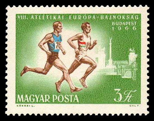 Long Distance Runners, Millennium Monument in Heroes' Square
