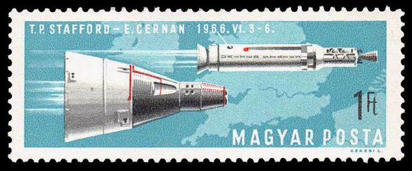Gemini spacecraft and Agena Docking Target