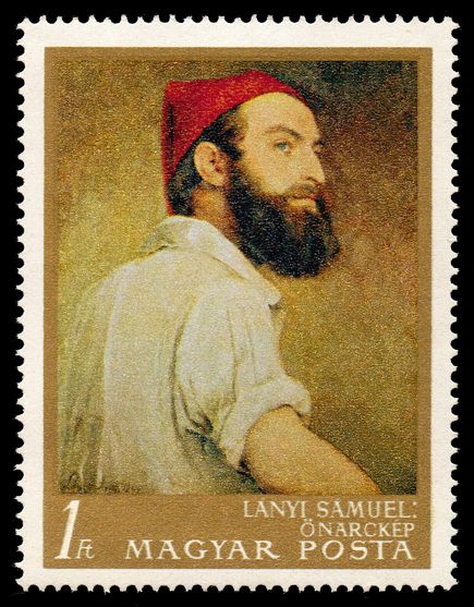 Self-portrait (1840), Lányi Sámuel (1792-1860)