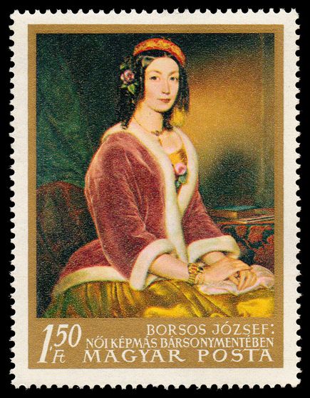 Portrait of a Lady in a Velvet Jacket, Borsos József