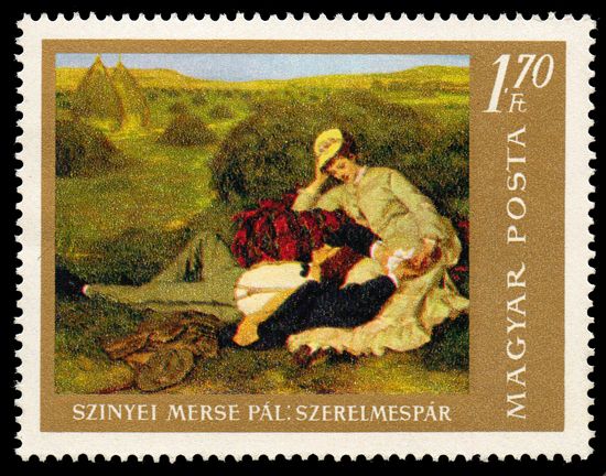The Lovers (1869), Szinyei Merse Pál (1845-1920)