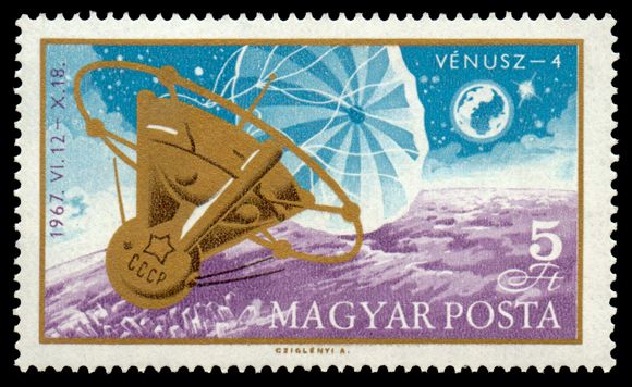 Soft Landing of the "Venus 4" Probe on Venus