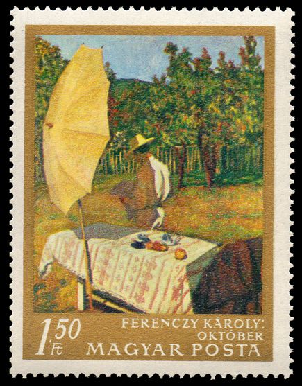 October by Károly Ferenczy