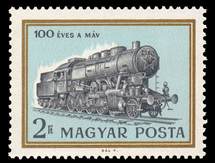 100th Ann. Hungarian Railways: Steam Locomotive Type 424