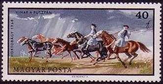 Horses in Storm (Equus ferus caballus)