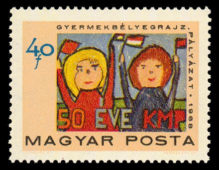Children with Flags