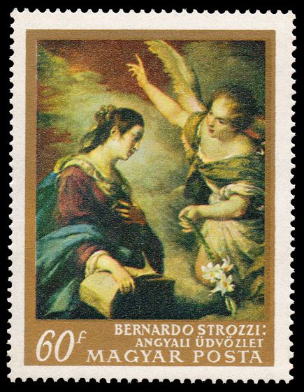 The Annunciation, by Bernardo Strozzi