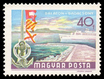 Lake Balaton at Badacsony, Right and Bottom Imperforate