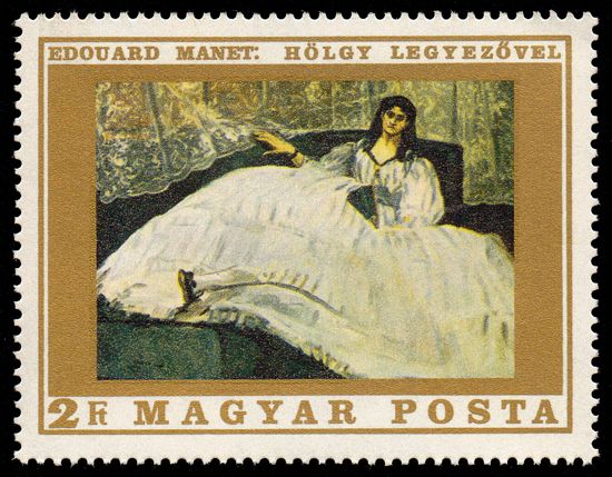 Lady with Fan by Manet