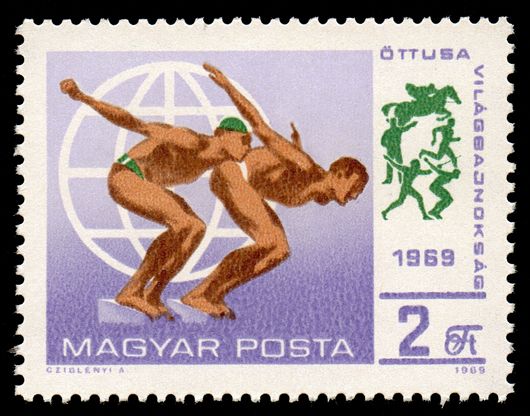Swimmers at start