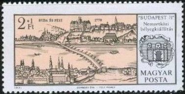 View of Buda and Pest, 1770