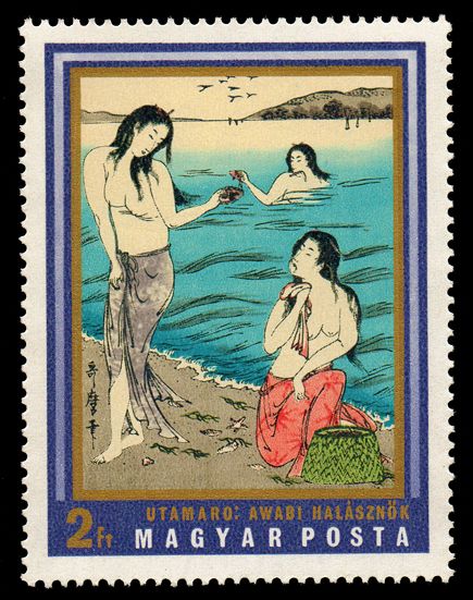 Awabi Fisher Women by Utamaro