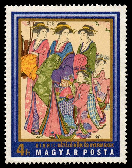 Women and Girls Walking by Yeishi